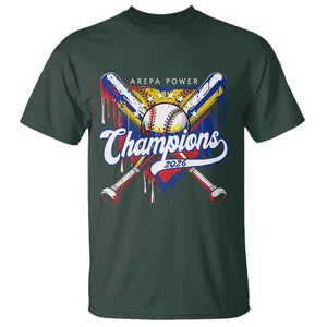 Venezuela Champions 2026 T Shirt Baseball Lover Home Plate Drip TS11 Dark Forest Green Print Your Wear