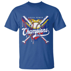 Venezuela Champions 2026 T Shirt Baseball Lover Home Plate Drip TS11 Royal Blue Print Your Wear