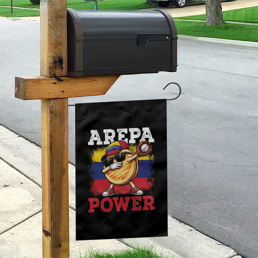 Funny Arepa Power Venezuela Baseball Lover Garden Flag Cute Dabbing Arepa TS11 Print Your Wear