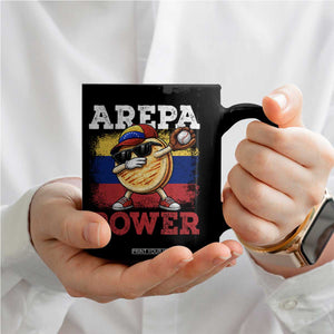 Funny Arepa Power Venezuela Baseball Lover Coffee Mug Cute Dabbing Arepa TS11 Print Your Wear