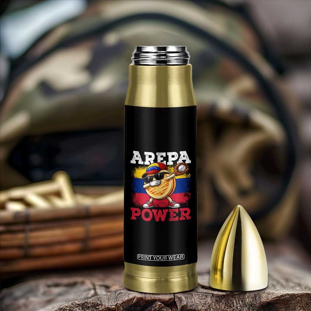 Funny Arepa Power Venezuela Baseball Lover Bullet Tumbler Cute Dabbing Arepa TS11 Print Your Wear