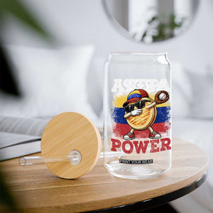 Funny Arepa Power Venezuela Baseball Lover Glass Can Cute Dabbing Arepa TS11 Print Your Wear