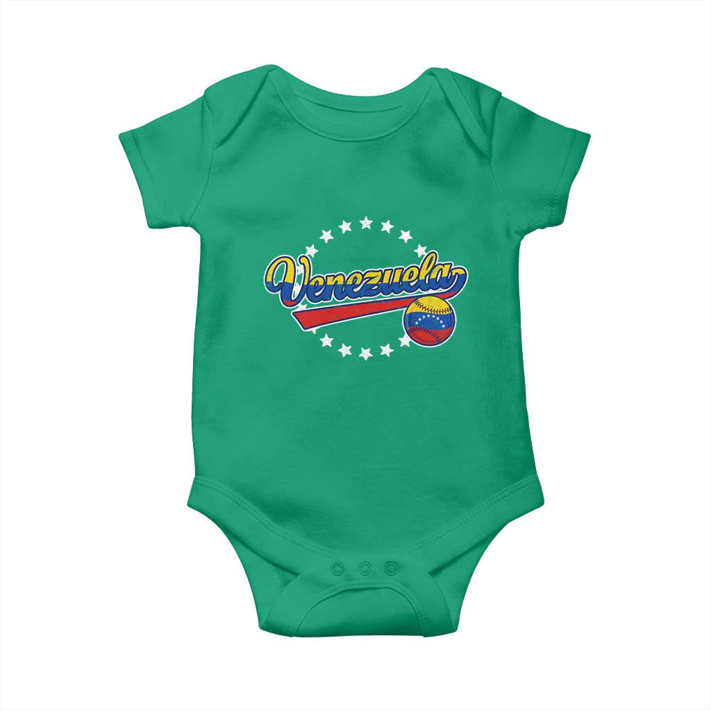 Venezuela Baseball Jersey Venezuelan Sport Fan Baby Onesie TS11 Irish Green Print Your Wear