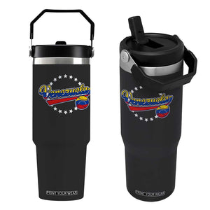 Venezuela Baseball Jersey Venezuelan Sport Fan Flip Straw Tumbler TS11 One Size: 30 oz Black Print Your Wear