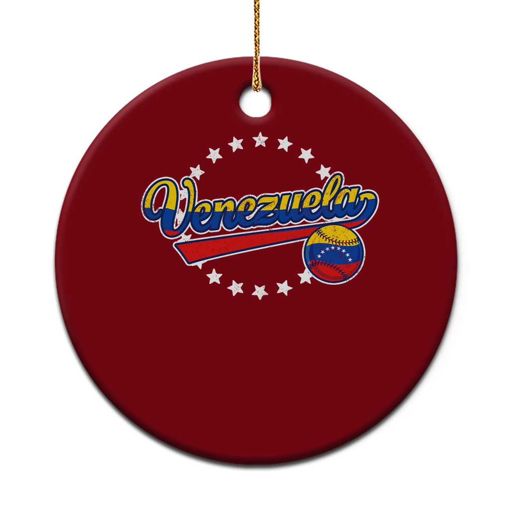 Venezuela Baseball Jersey Venezuelan Sport Fan Ceramic Ornament TS11 1pc Red Print Your Wear