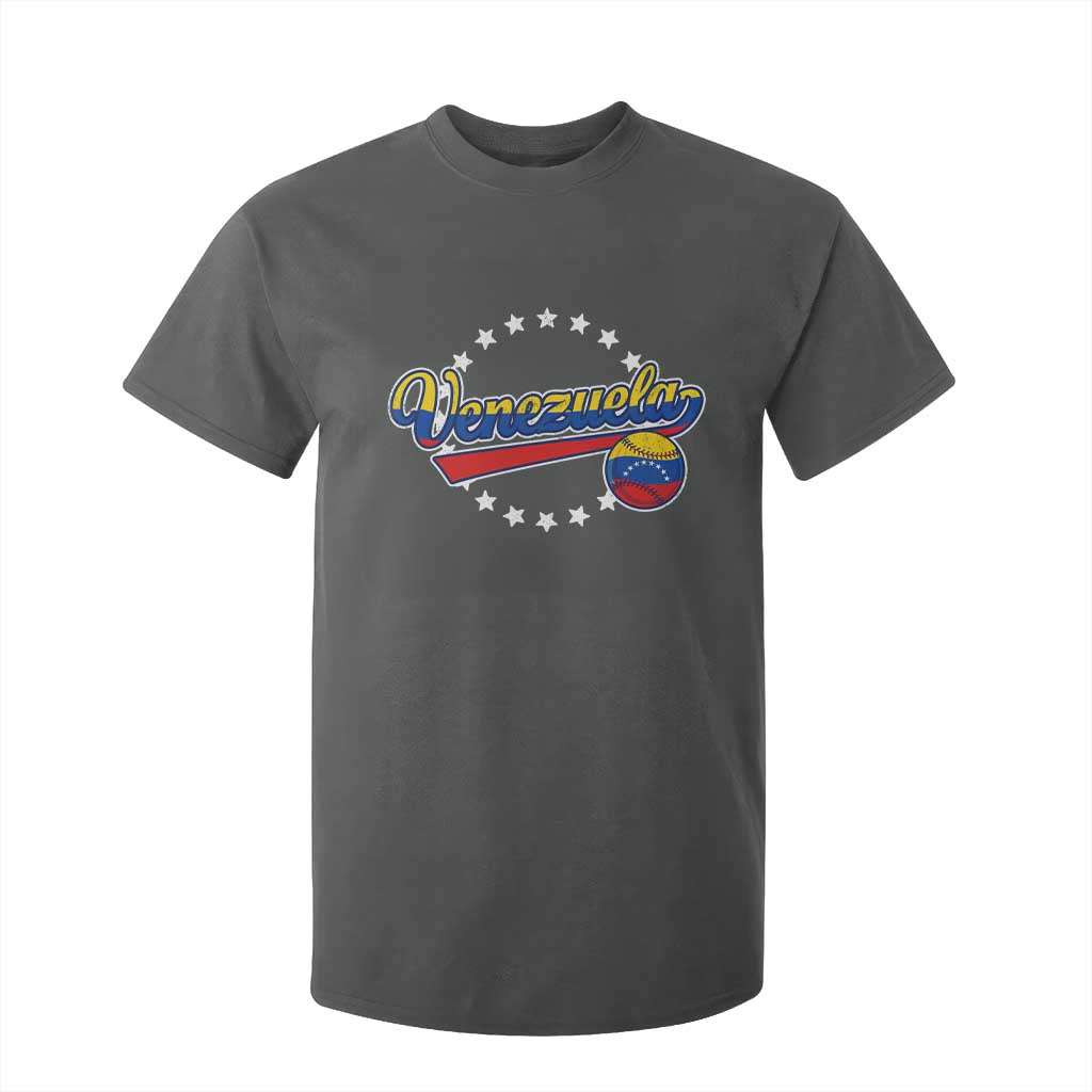 Venezuela Baseball Jersey Venezuelan Sport Fan T Shirt For Kid TS11 Dark Heather Print Your Wear