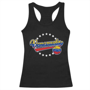 Venezuela Baseball Jersey Venezuelan Sport Fan Racerback Tank Top TS11 Black Print Your Wear