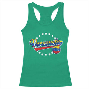 Venezuela Baseball Jersey Venezuelan Sport Fan Racerback Tank Top TS11 Irish Green Print Your Wear