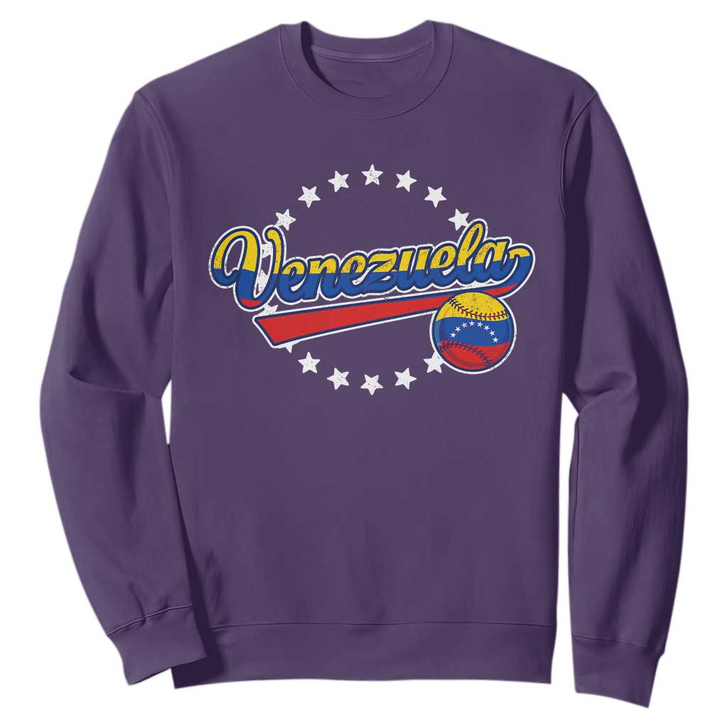 Venezuela Baseball Jersey Venezuelan Sport Fan Sweatshirt TS11 Purple Print Your Wear