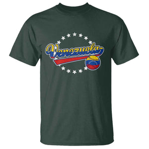 Venezuela Baseball Jersey Venezuelan Sport Fan T Shirt TS11 Dark Forest Green Print Your Wear