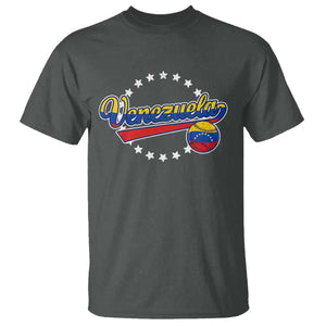 Venezuela Baseball Jersey Venezuelan Sport Fan T Shirt TS11 Dark Heather Print Your Wear
