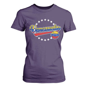 Venezuela Baseball Jersey Venezuelan Sport Fan T Shirt For Women TS11 Purple Print Your Wear