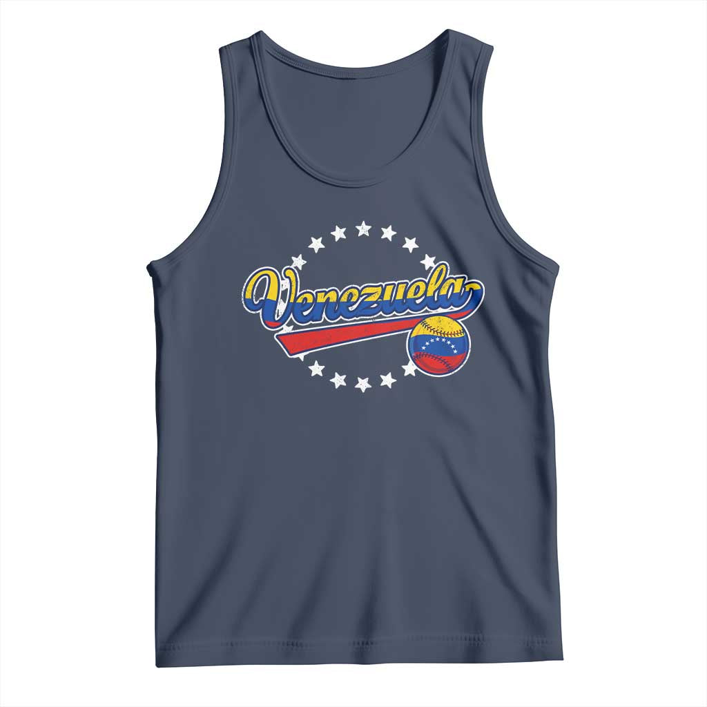 Venezuela Baseball Jersey Venezuelan Sport Fan Tank Top TS11 Navy Print Your Wear