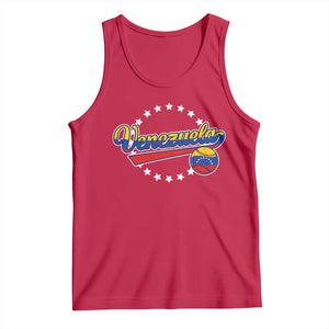 Venezuela Baseball Jersey Venezuelan Sport Fan Tank Top TS11 Red Print Your Wear