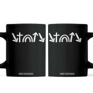 Christian Easter Coffee Mug 5 Gospel Symbols He Came Died Rose Ascended Jesus TS11 Black Print Your Wear