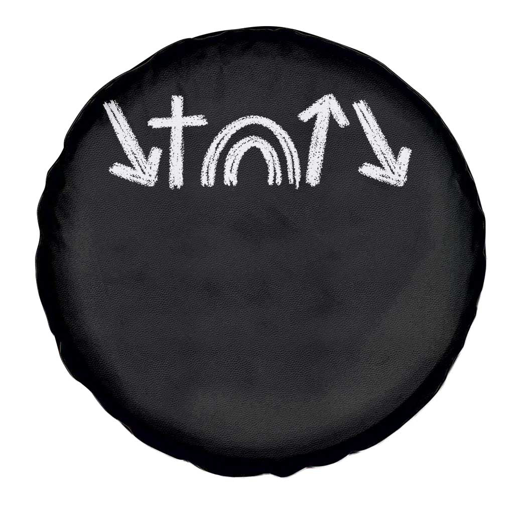 Christian Easter Spare Tire Cover 5 Gospel Symbols He Came Died Rose Ascended Jesus TS11 Print Your Wear