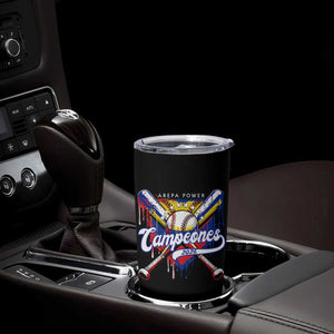 Venezuela Campeones Baseball Championship 2026 Tumbler Cup Home Plate Drip TS11 Print Your Wear