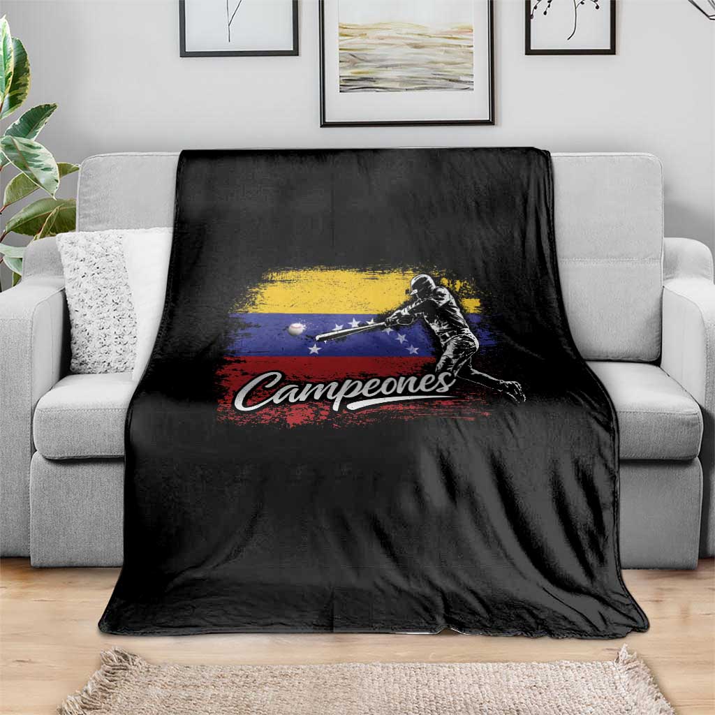 Venezuela Campeones Del Mundo Baseball Championship Throw Blanket TS11 Print Your Wear