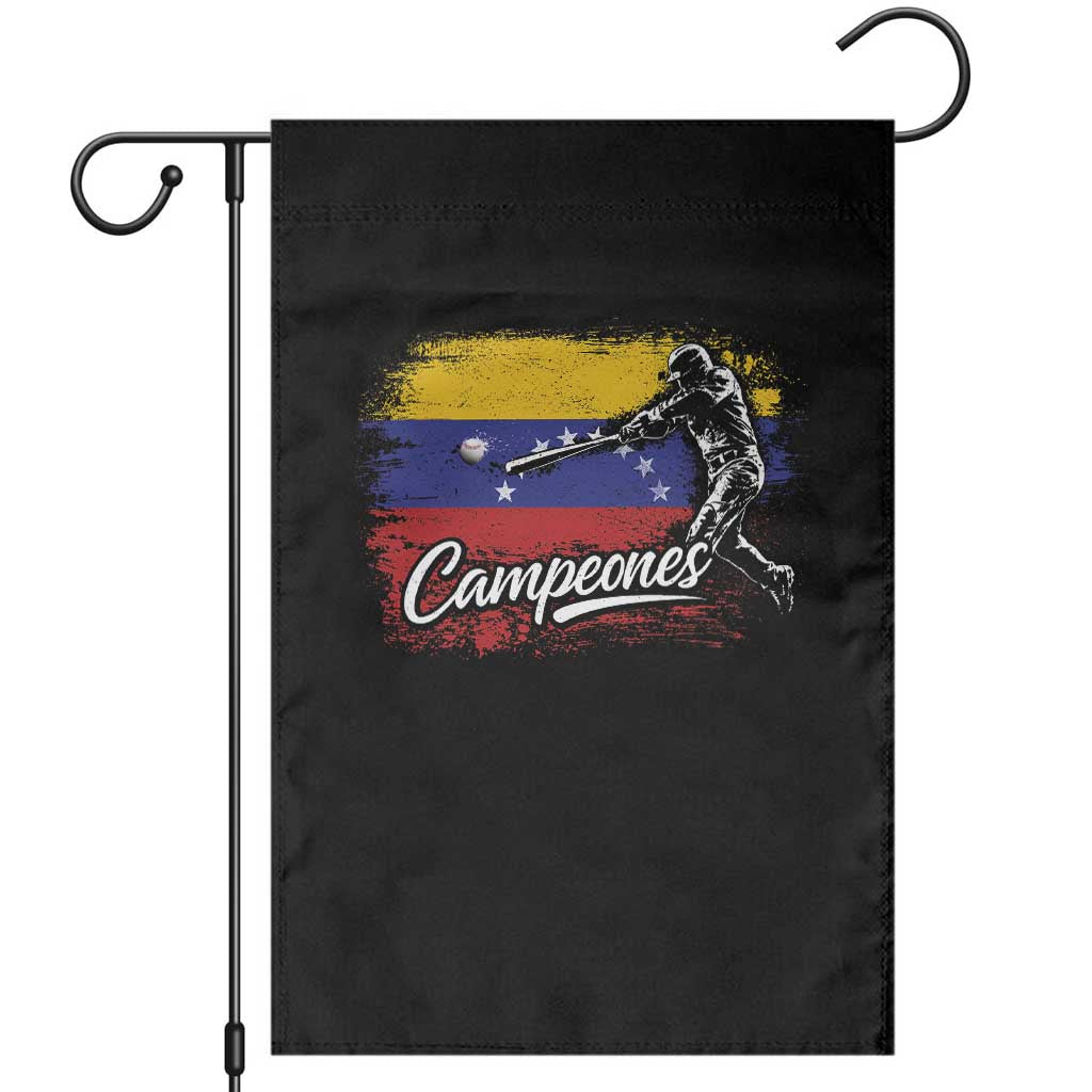 Venezuela Campeones Del Mundo Baseball Championship Garden Flag TS11 Black Print Your Wear