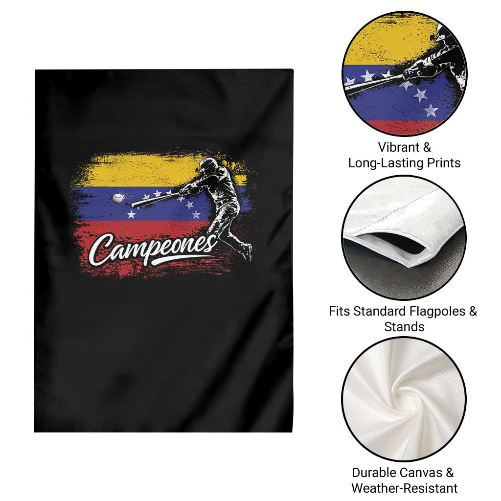 Venezuela Campeones Del Mundo Baseball Championship Garden Flag TS11 Print Your Wear