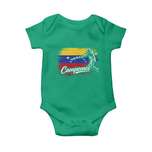 Venezuela Campeones Del Mundo Baseball Championship Baby Onesie TS11 Irish Green Print Your Wear