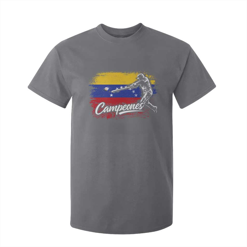 Venezuela Campeones Del Mundo Baseball Championship T Shirt For Kid TS11 Charcoal Print Your Wear