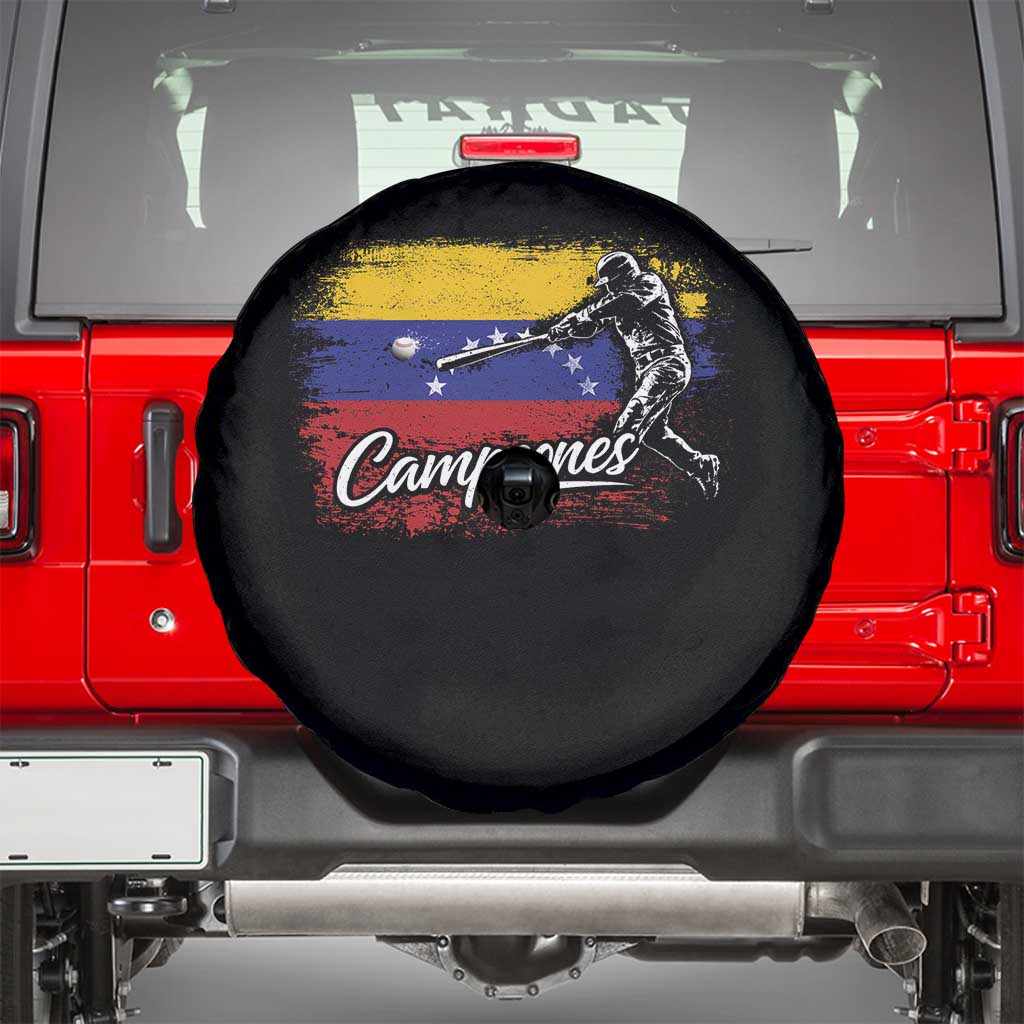 Venezuela Campeones Del Mundo Baseball Championship Spare Tire Cover TS11 Black Print Your Wear
