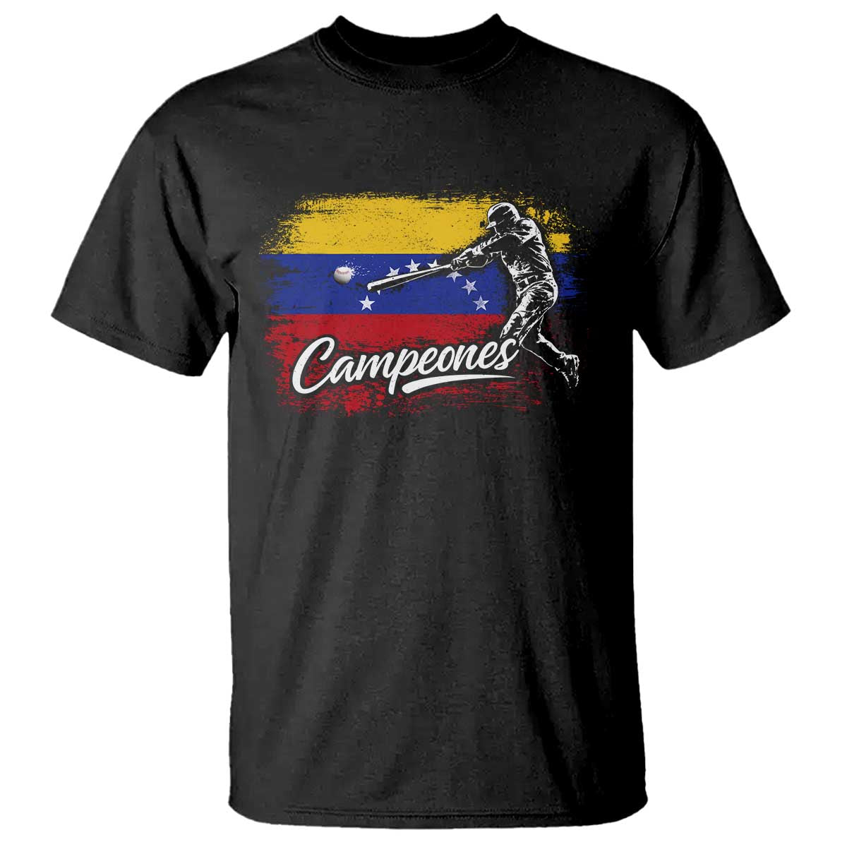 Venezuela Campeones Del Mundo Baseball Championship T Shirt TS11 Black Print Your Wear