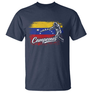 Venezuela Campeones Del Mundo Baseball Championship T Shirt TS11 Navy Print Your Wear