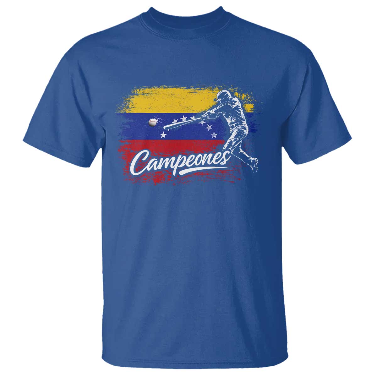 Venezuela Campeones Del Mundo Baseball Championship T Shirt TS11 Royal Blue Print Your Wear