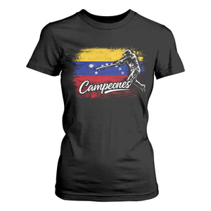 Venezuela Campeones Del Mundo Baseball Championship T Shirt For Women TS11 Black Print Your Wear