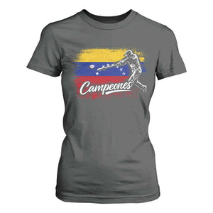 Venezuela Campeones Del Mundo Baseball Championship T Shirt For Women TS11 Dark Heather Print Your Wear
