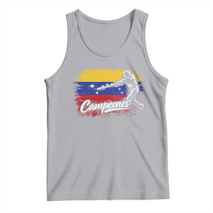Venezuela Campeones Del Mundo Baseball Championship Tank Top TS11 Athletic Heather Print Your Wear