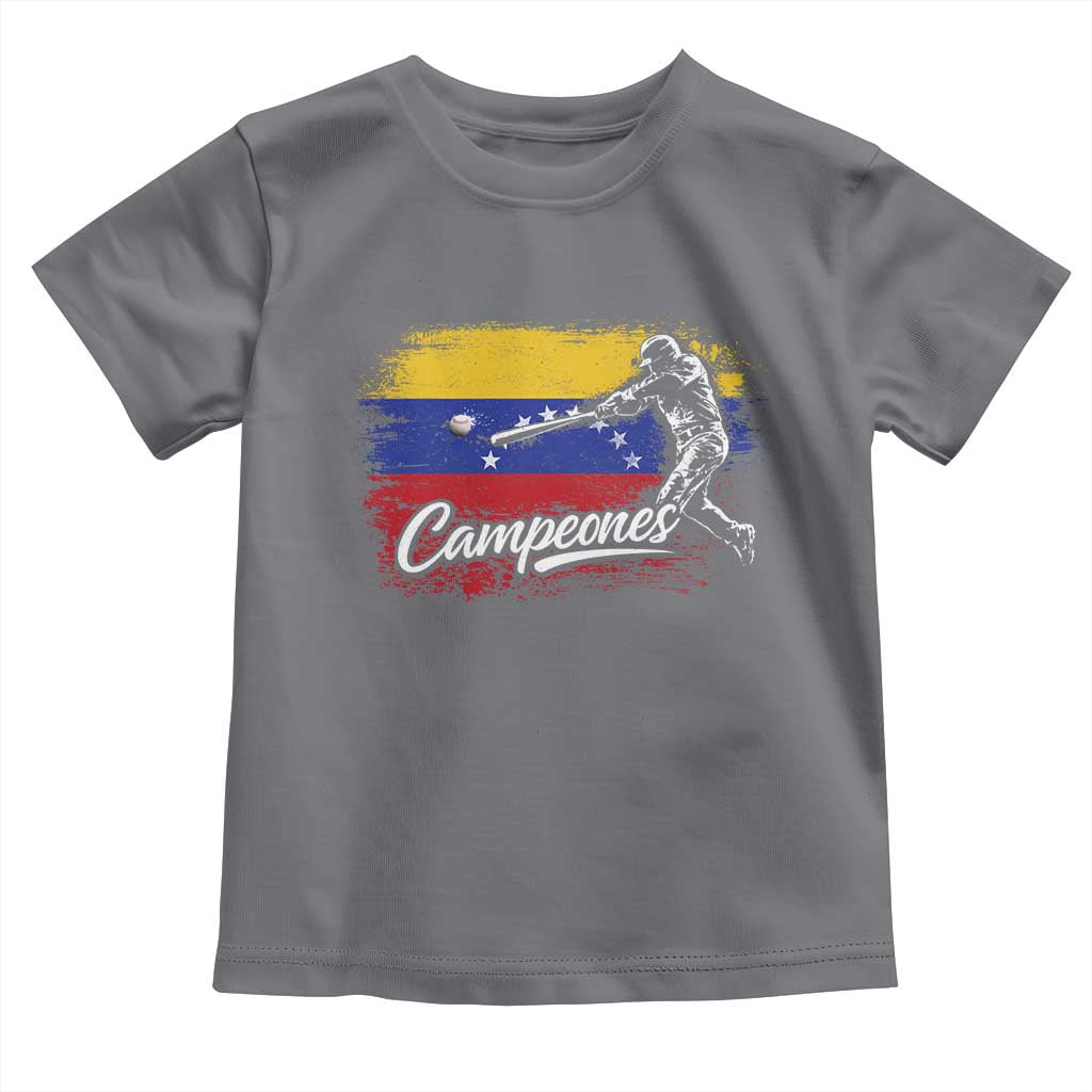 Venezuela Campeones Del Mundo Baseball Championship Toddler T Shirt TS11 Charcoal Print Your Wear