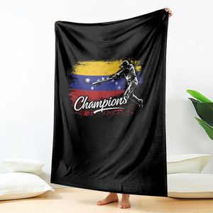 Venezuela Champions Baseball Batter Venezuelan Sport Fan Throw Blanket TS11 Print Your Wear