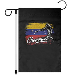 Venezuela Champions Baseball Batter Venezuelan Sport Fan Garden Flag TS11 Black Print Your Wear