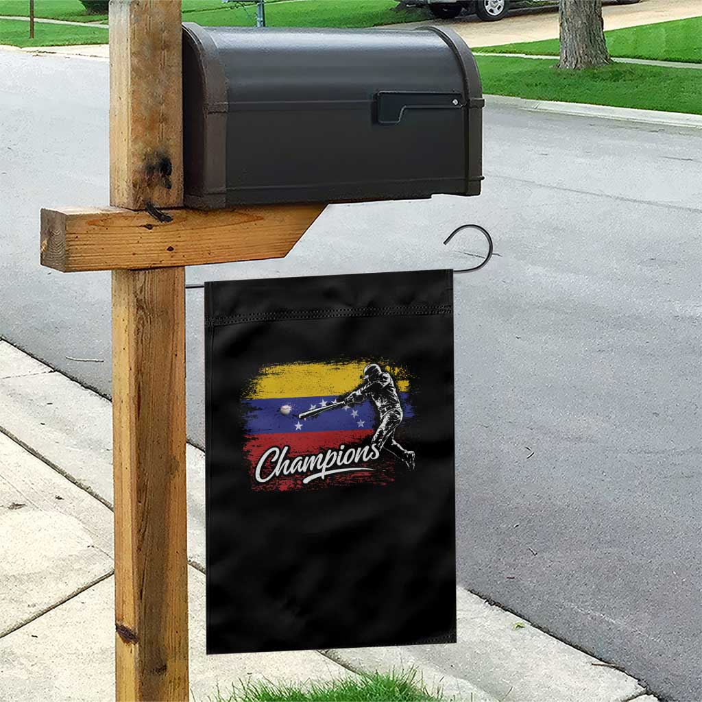 Venezuela Champions Baseball Batter Venezuelan Sport Fan Garden Flag TS11 Print Your Wear