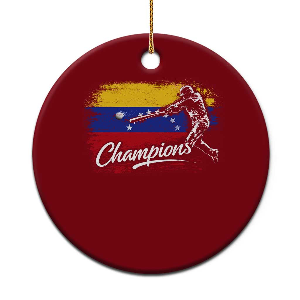 Venezuela Champions Baseball Batter Venezuelan Sport Fan Ceramic Ornament TS11 1pc Red Print Your Wear