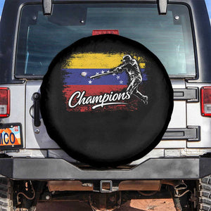 Venezuela Champions Baseball Batter Venezuelan Sport Fan Spare Tire Cover TS11 No hole Black Print Your Wear
