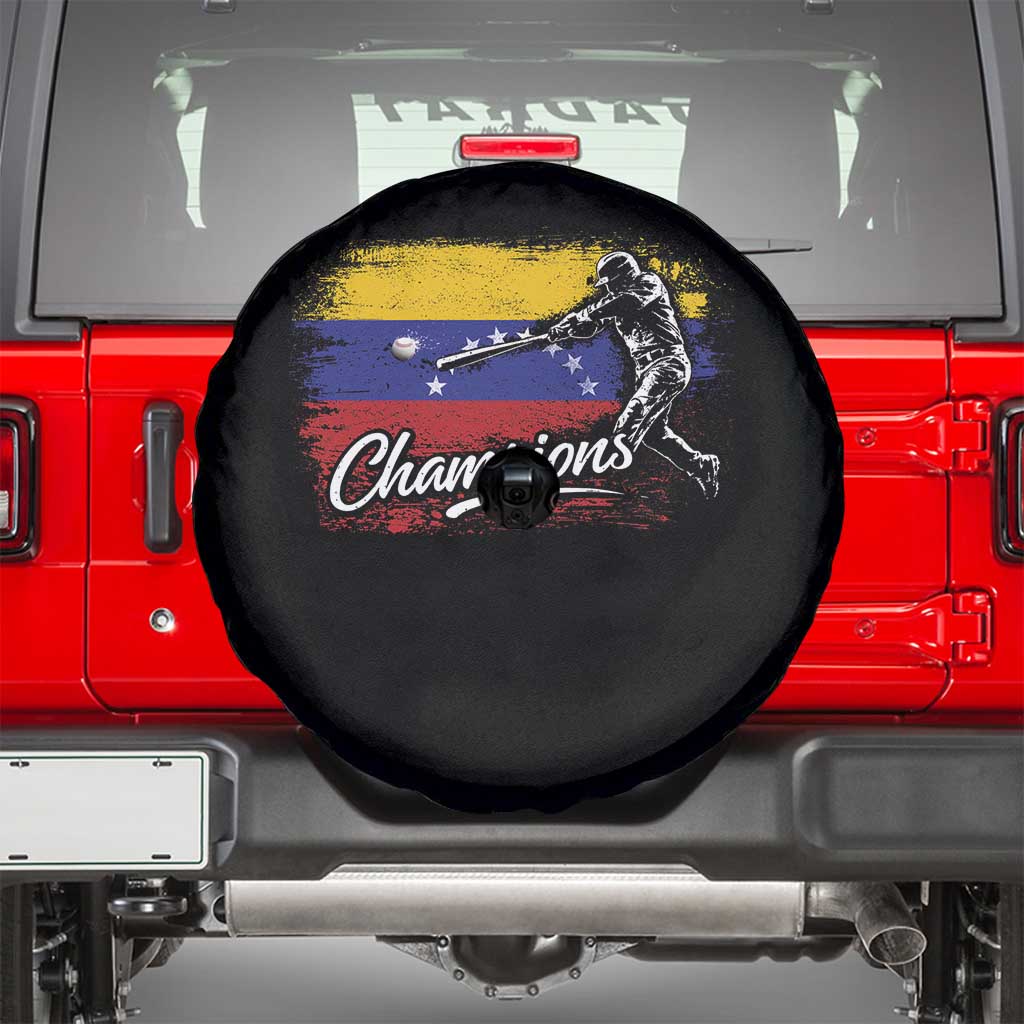 Venezuela Champions Baseball Batter Venezuelan Sport Fan Spare Tire Cover TS11 Black Print Your Wear