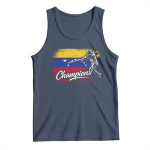Venezuela Champions Baseball Batter Venezuelan Sport Fan Tank Top TS11 Navy Print Your Wear