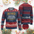 Funny Retired Under New Management See Daughter For Details Knit Sweatshirt Dad Mom Retirement TS11 Burgundy Print Your Wear