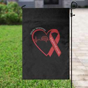 Stroke Awareness Garden Flag Stroke Survivor Warrior Brain Attack TS11 Print Your Wear