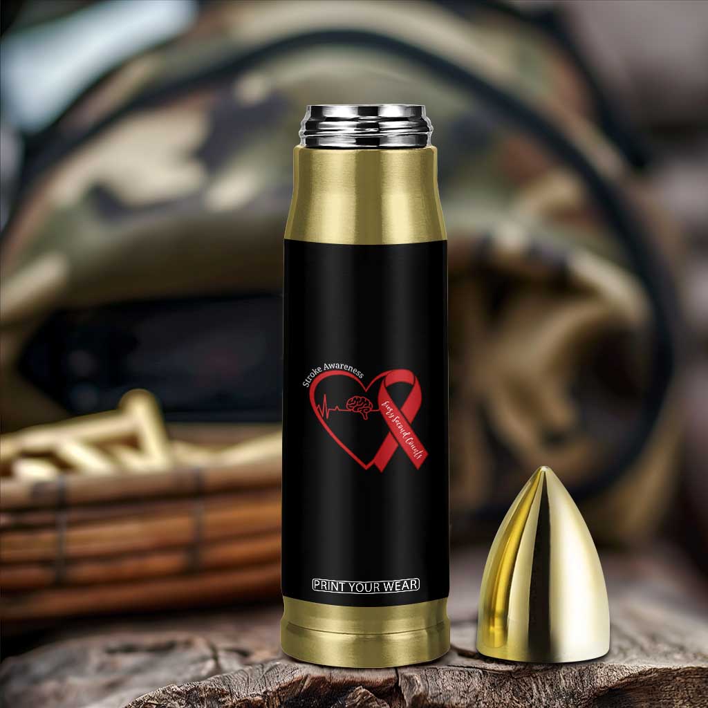 Stroke Awareness Bullet Tumbler Stroke Survivor Warrior Brain Attack TS11 Print Your Wear