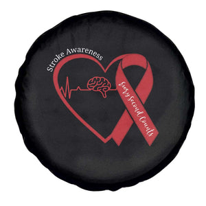 Stroke Awareness Spare Tire Cover Stroke Survivor Warrior Brain Attack TS11 Print Your Wear