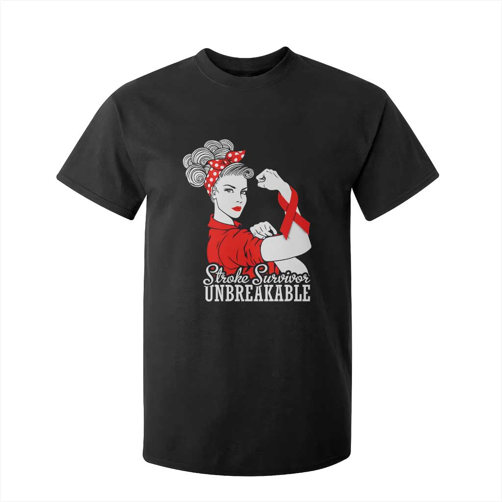 Stroke Survivor Unbreakable T Shirt For Kid Stroke Awareness Gift TS11 Black Print Your Wear
