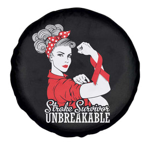 Stroke Survivor Unbreakable Spare Tire Cover Stroke Awareness Gift TS11 Print Your Wear