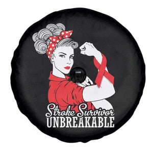 Stroke Survivor Unbreakable Spare Tire Cover Stroke Awareness Gift TS11 Print Your Wear