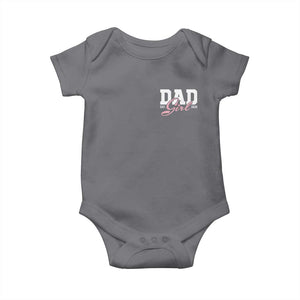 Dad Girl 2026 Baby Onesie Soon to Be Daddy of Baby Girl TS11 Charcoal Print Your Wear