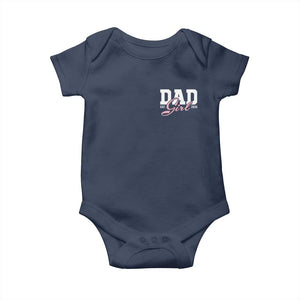 Dad Girl 2026 Baby Onesie Soon to Be Daddy of Baby Girl TS11 Navy Print Your Wear